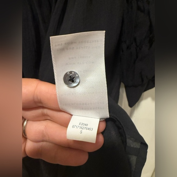 AYR Silk Cotton The Love Spell Blouse in Black , size Small - Picture 6 of 14